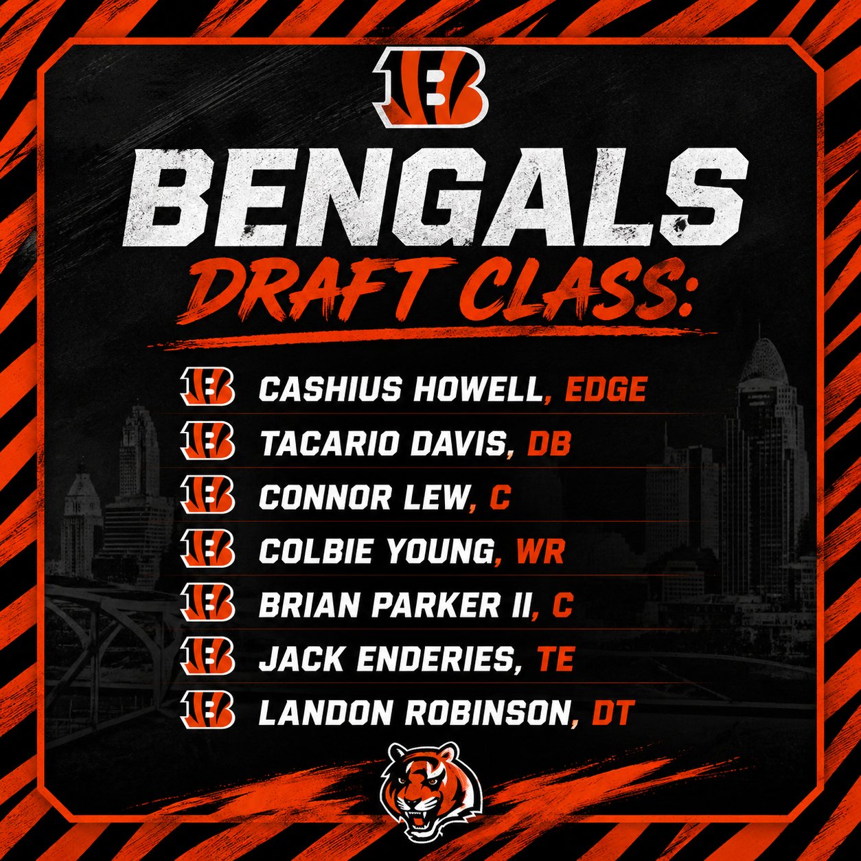 2026 Bengals Draft Class